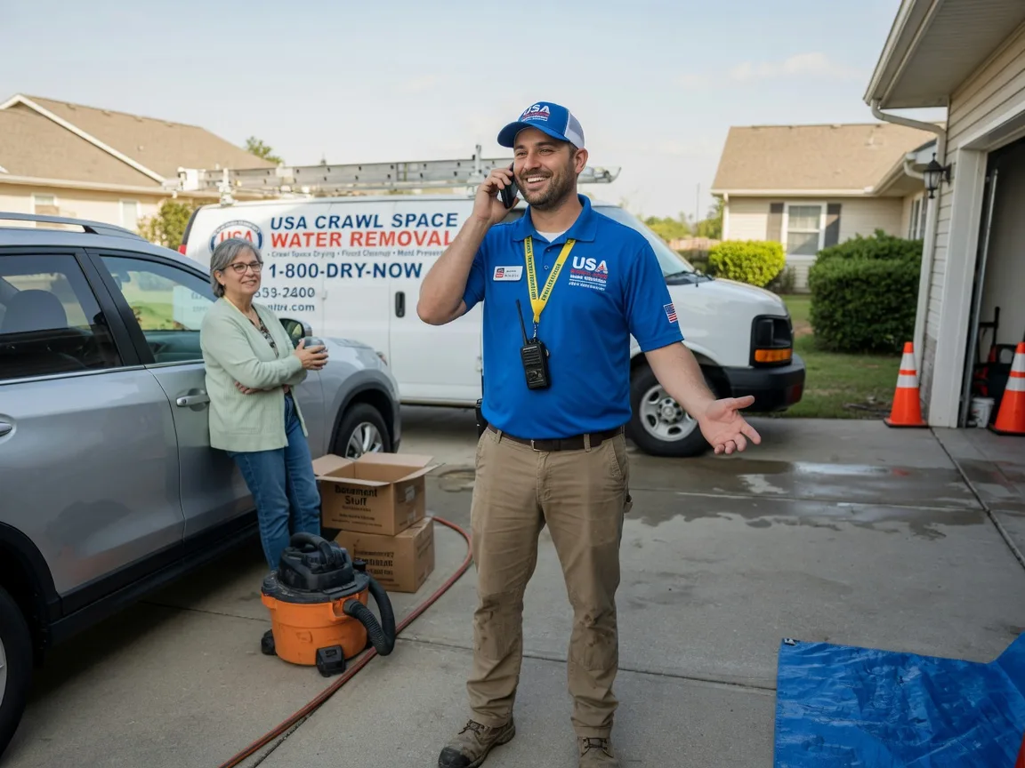 Crawl Space Water Removal Hamshire, TX FAQs